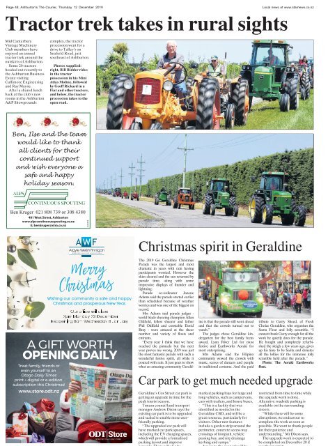 Ashburton Courier: December 12, 2019