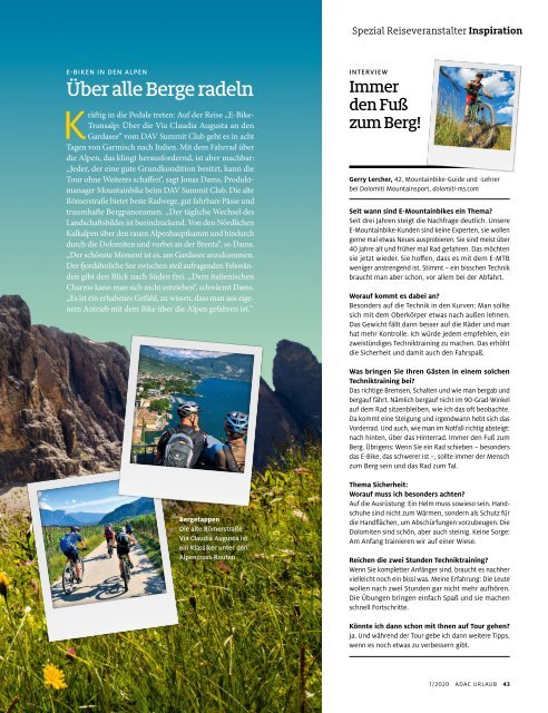 ADAC Urlaub Januar-Ausgabe 2020 Nordrhein