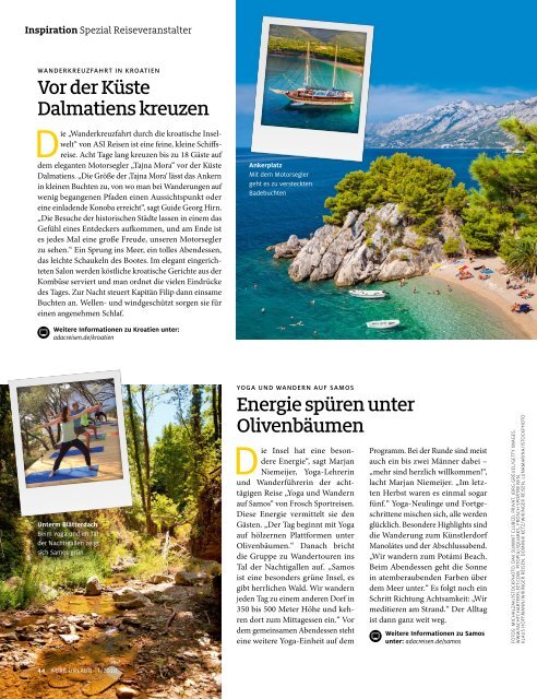 ADAC Urlaub Januar-Ausgabe 2020 Nordrhein