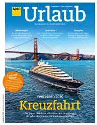 ADAC Urlaub Januar-Ausgabe 2020 Südbayern