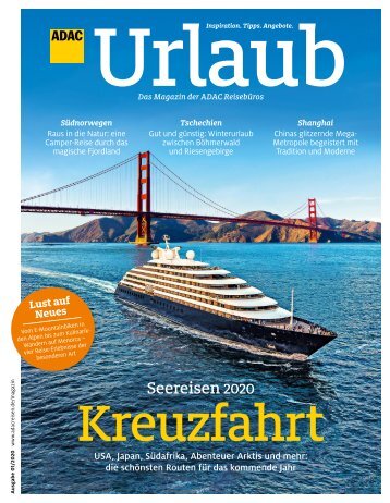 ADAC Urlaub Januar-Ausgabe 2020 Württemberg