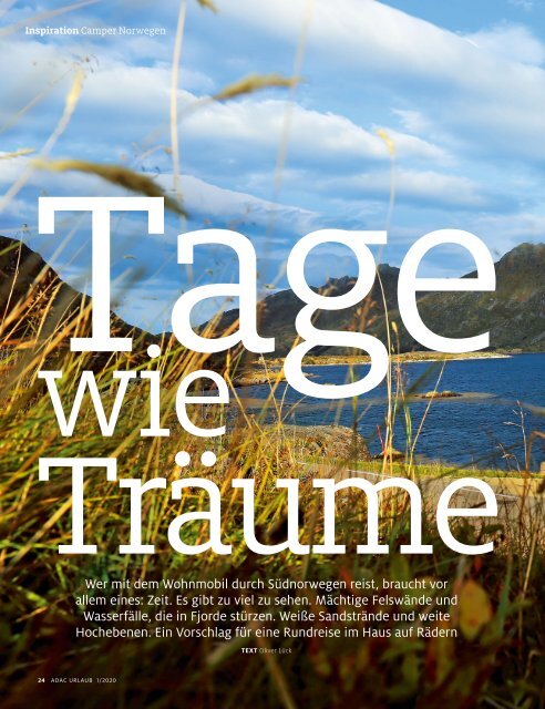  ADAC Urlaub Januar-Ausgabe 2020 Überregional