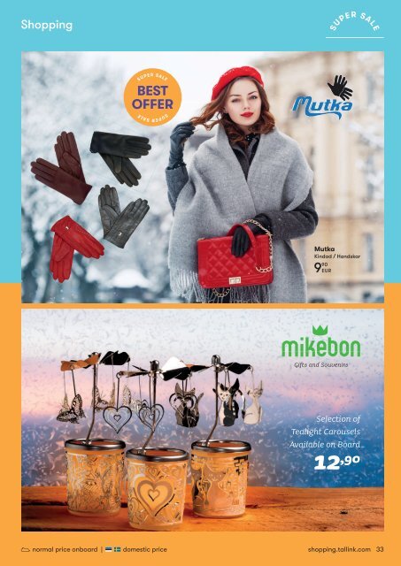 **Tallinn-Stockholm, January-February SuperSale 2020 Shopping Tallink 