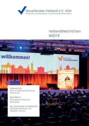 Verbandsnachrichten 4 I 2019