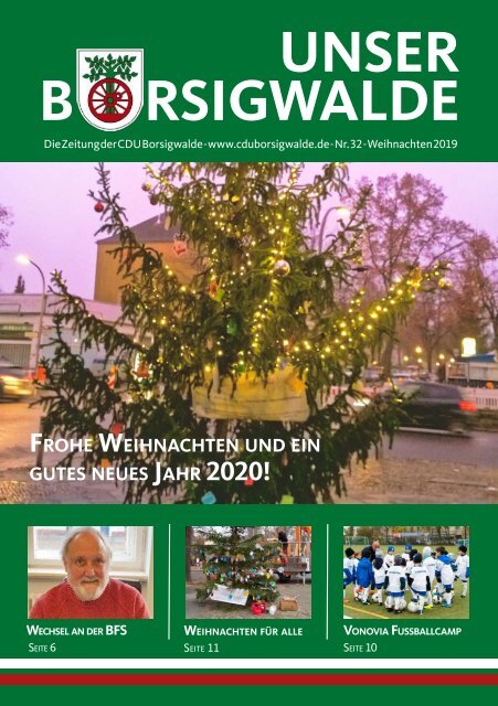 Unser Borsigwalde 32 (Weihnachten 2019)