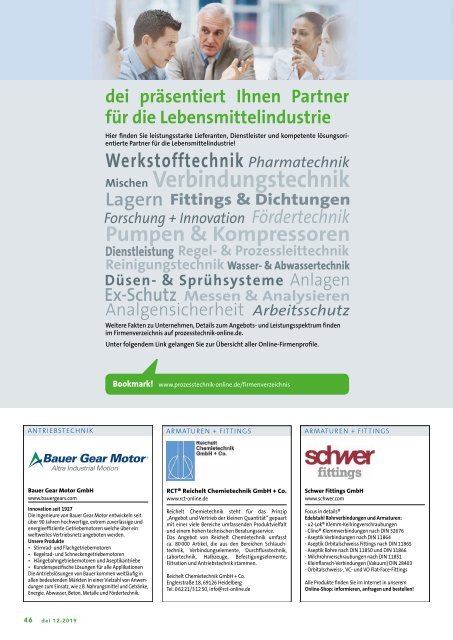 dei – Prozesstechnik für die Lebensmittelindustrie 12.2019