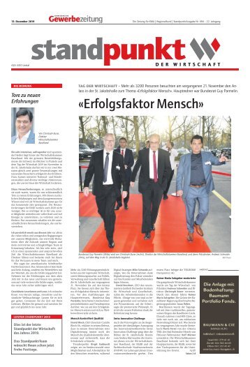 Standpunkt 494, 13.12.2019