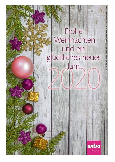 Frohe Weihnachten und ein glückliches neues Jahr 2020