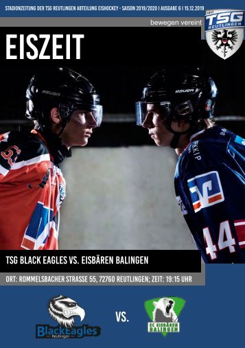 TSG Black Eagles vs Eisbären EC Balingen 20191124