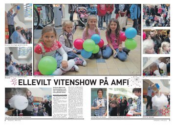 Ellevilt vitenshow på Amfi