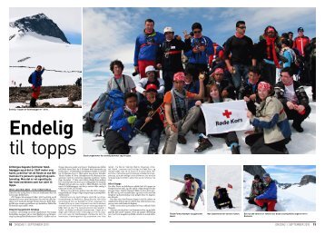 Endelig til topps