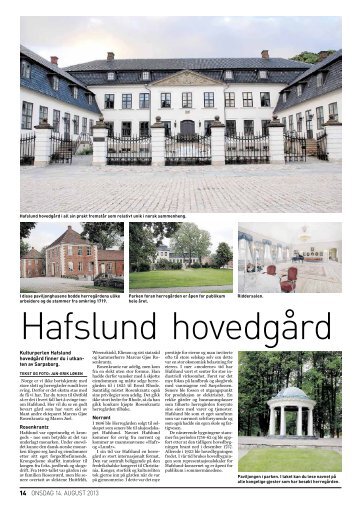 Hafslund hovedgård
