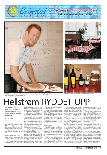 Hellstrøm ryddet opp