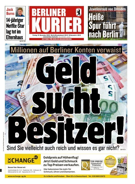 Berliner Kurier 13.12.2019