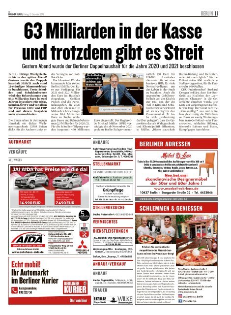 Berliner Kurier 13.12.2019