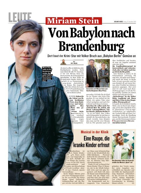 Berliner Kurier 13.12.2019