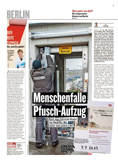 Berliner Kurier 13.12.2019