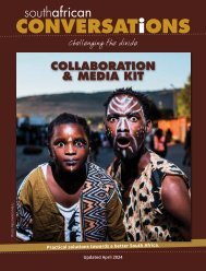 South African Conversations MEDIA & COLLABORATION KIT