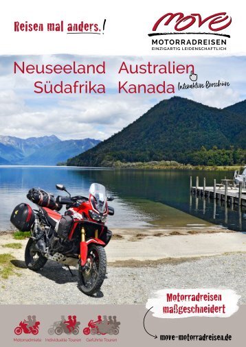 MoVe-Motorradreisen Reisebroschüre 2020/2021