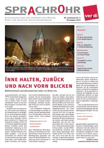 Sprachrohr 4/2019