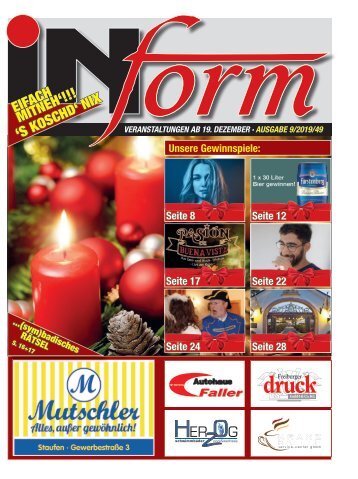 INform Ausgabe 49 · 18. Dezember