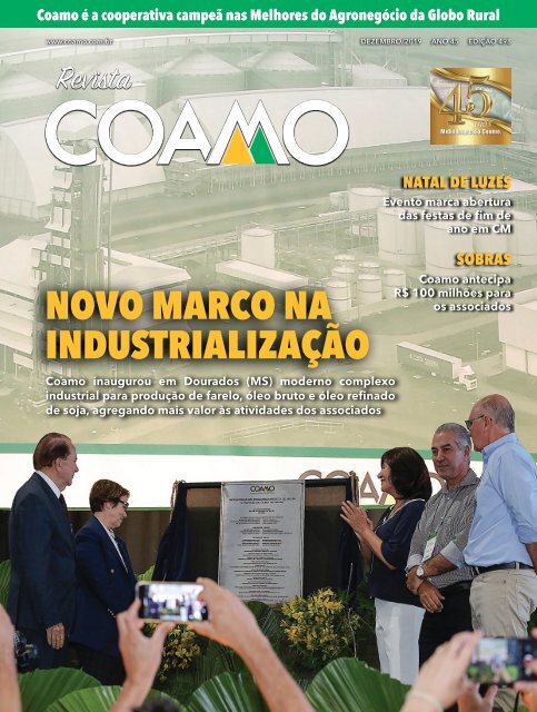 Cooperativa é destaque na revista Globo Rural - Cooperativa Comigo