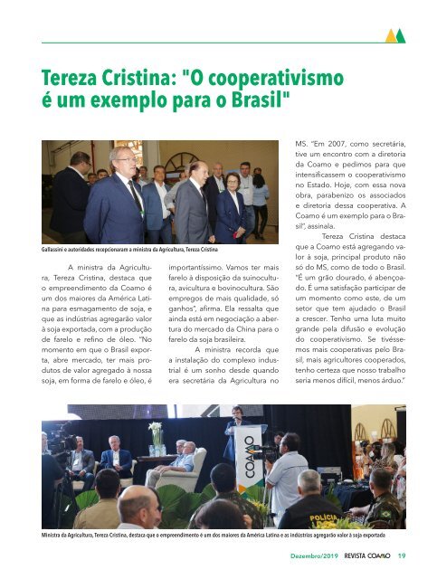 Revista Coamo Edição de Dezembro de 2019