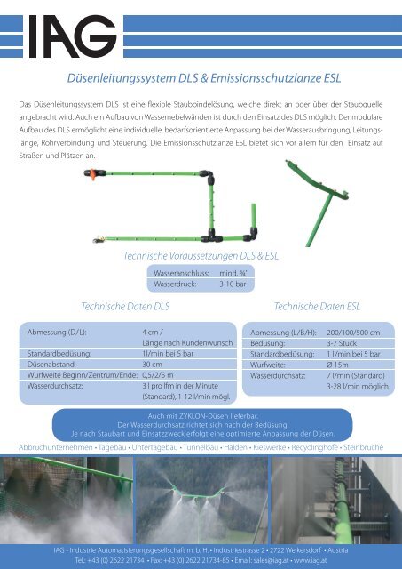 IAG Emissionsschutz - Snow+Promotion