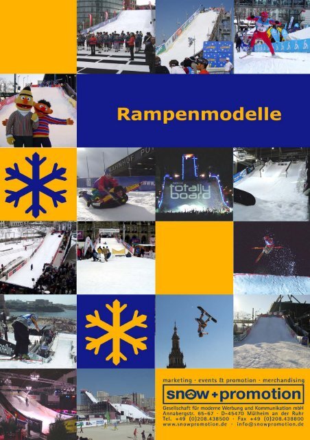 Weitere Informationen und Rampenmodelle - Snow+Promotion