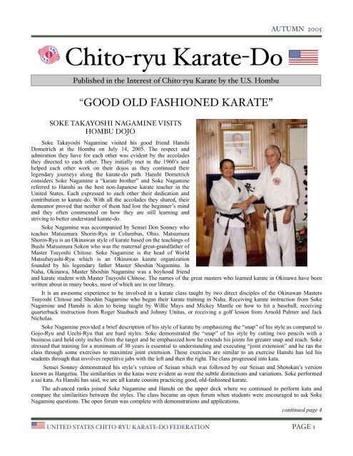 Confucius - United States Chito-ryu Karate Federation