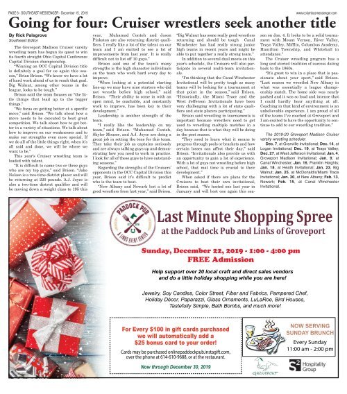 Southeast Messenger - December 15th, 2019