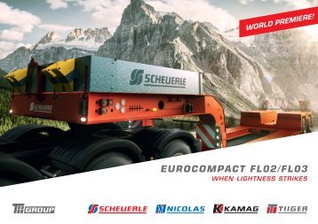 Scheuerle low-bed semi-trailer EuroCompact FL 