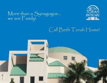 Beth Torah Benny Rok Campus - Final Brochure 