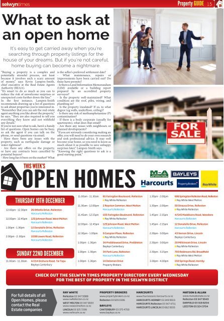 Selwyn Times: December 18, 2019