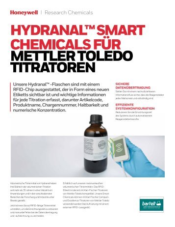Research Chemicals Hydranal Smart Honeywell
