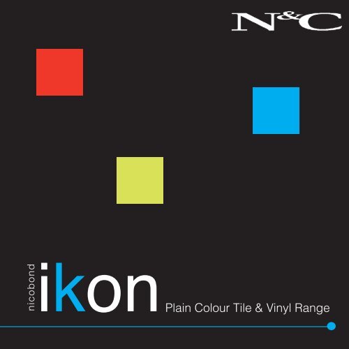 N C Ikon Plain Colour Tile Vinyl Brochure