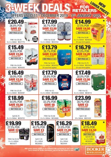 3 Week Deals for Retailers - Scotland