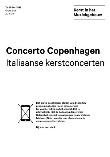 2019 12 21 Concerto Copenhagen