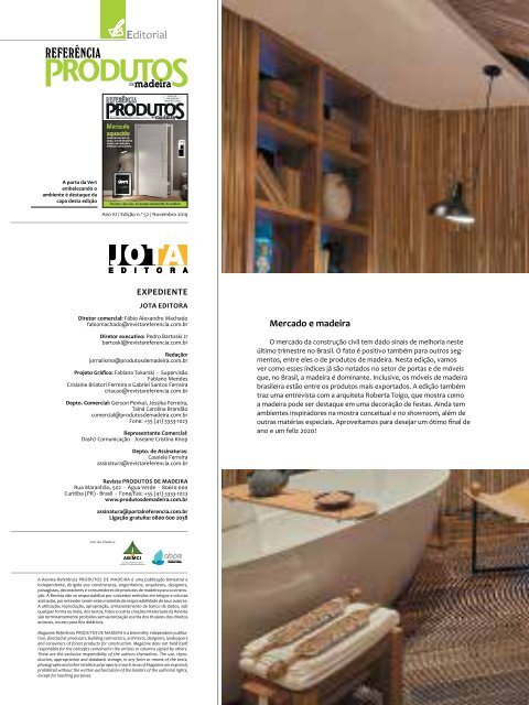 *Novembro/2019 - Revista Produtos de Madeira 52