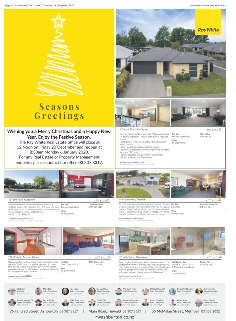 Ashburton Courier: December 19, 2019