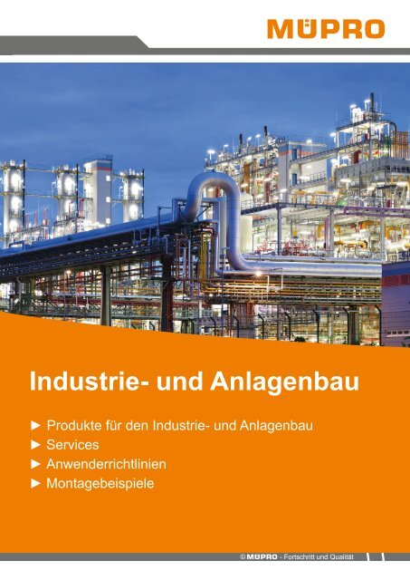 MÜPRO Broschüre Industrie- und Anlagenbau AT