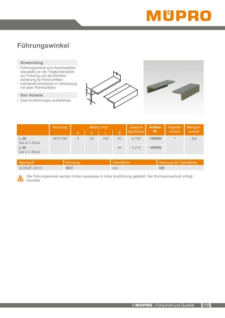 MÜPRO Broschüre Industrie- und Anlagenbau AT