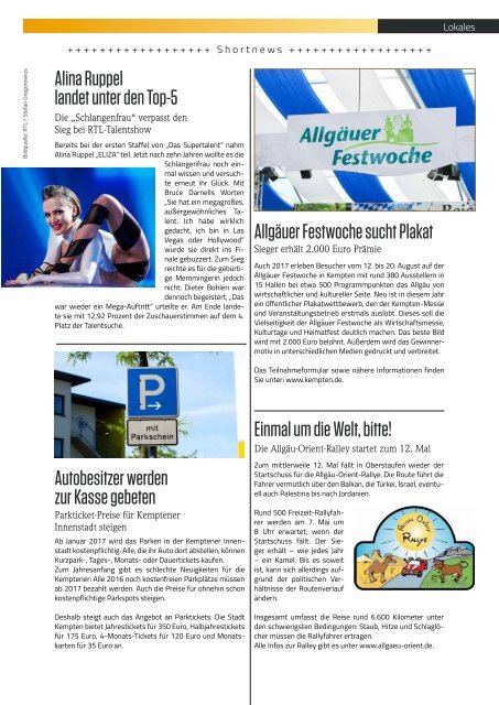 TRENDYone | Das Magazin - Allgäu - Januar 2017