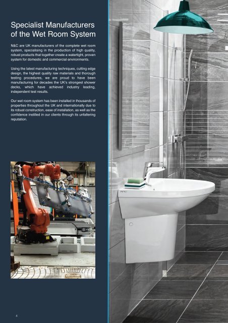 N&C Wet Room Collection Catalogue