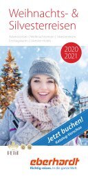 Weihnachts- & Silvesterreisen 2020/2021 – Vorabdruck