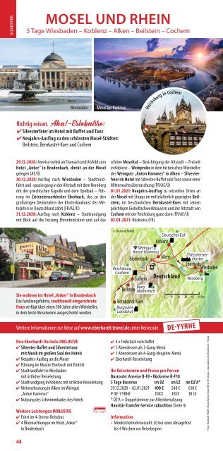 Weihnachts- & Silvesterreisen 2020/2021 – Vorabdruck