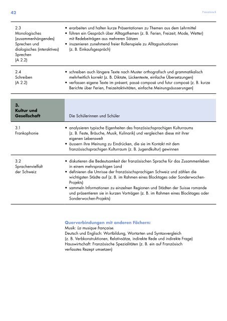 Kantonsschule Willisau, Lehrplan Untergymnasium, gültig ab Schuljahr 2019/20