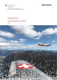 Flugwetter - Jahresbericht 2018