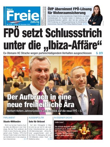 FPÖ setzt Schlussstrich unter die „Ibiza-Affäre“