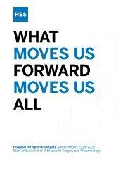 What Moves Us Forward Moves Us All: The State of the World of Orthopaedic Surgery and Rheumatology